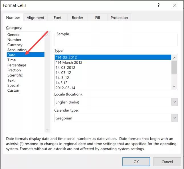 Cách chuyển đổi số serial thành ngày tháng trong Excel